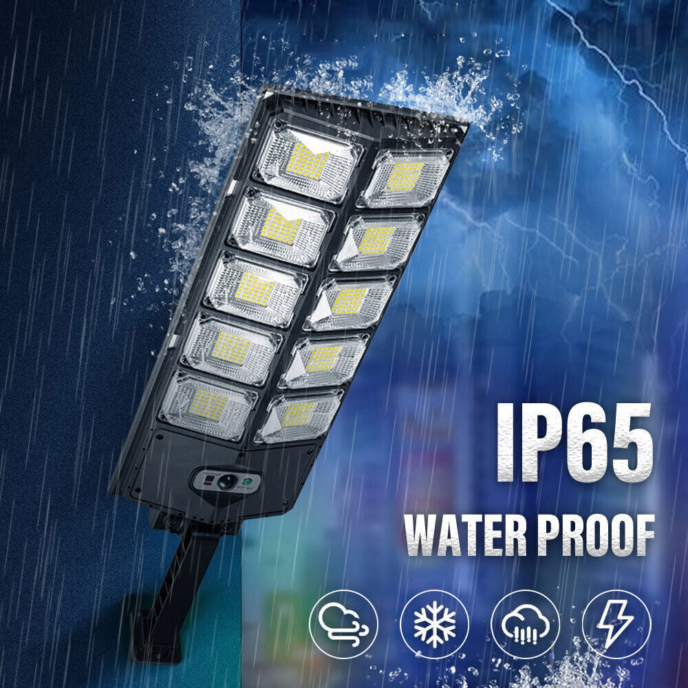 Super Bright 504 LED Solar Outdoor Floodlight Motion Sensor Security Light for Garden Walkway