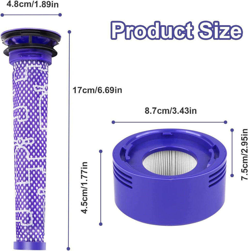 For Dyson V6 V7 V8 Filter Kit Absolute Animal Motorhead Trigger Replacement Hepa