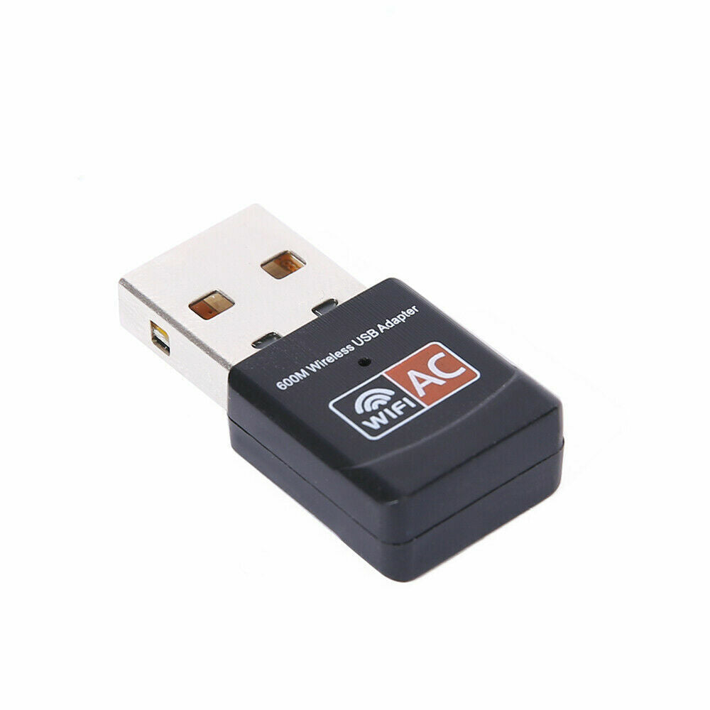 Dual Band 600Mbps USB Wifi Wireless Dongle AC600 Lan Network Receiver USB Adapter 2.4 + 5Ghz