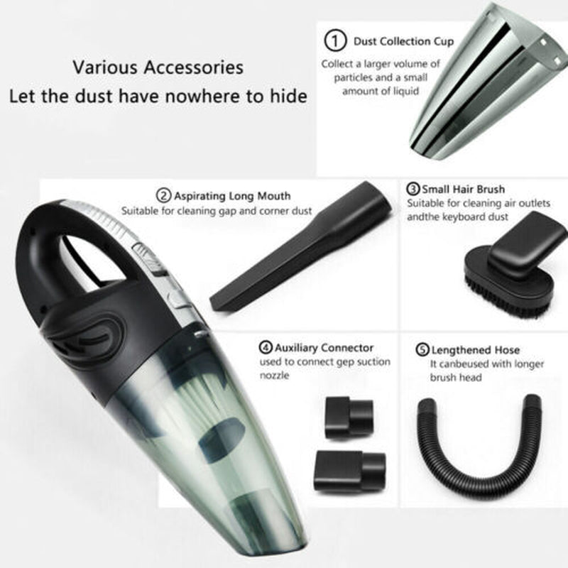 Home Rechargeable Car Vacuum Cleaner Wireless Handheld Vaccum Cleaner Wet Dry