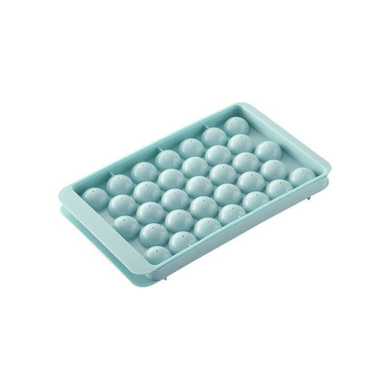 33 Grids Ball Maker Plastic Mold Sphere Whiskey round Mould Large Ice Cube Tray