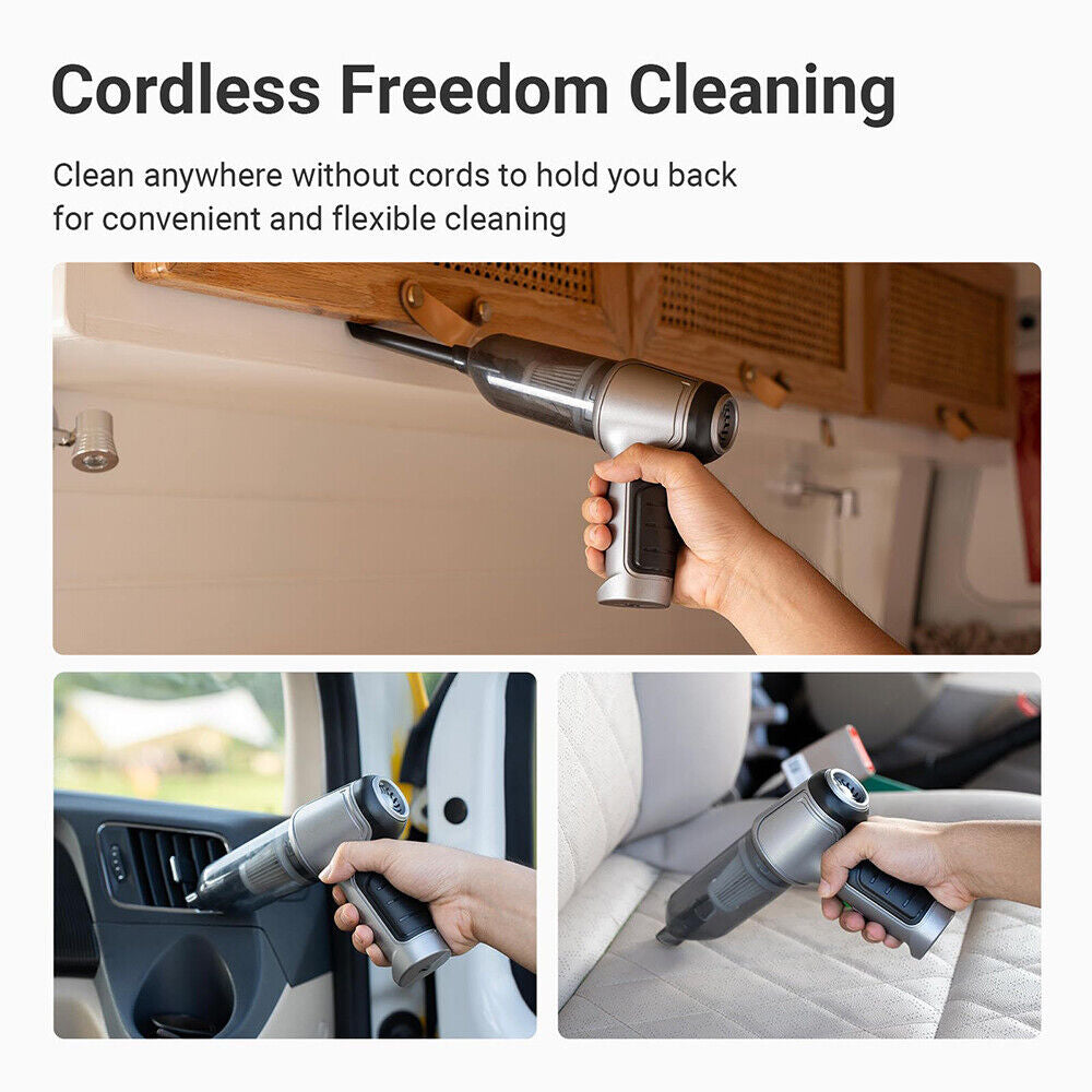 Car Vacuum Cleaner 100000PA Rechargeable Bagless Portable Cordless Handheld
