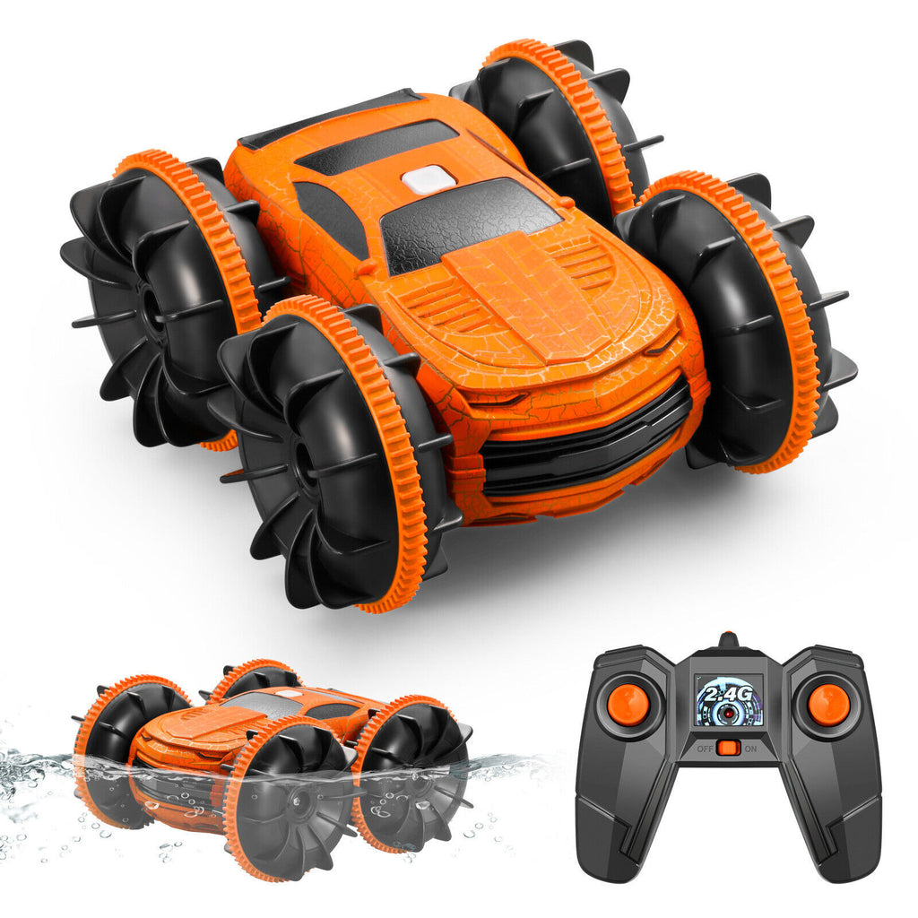 Remote Control Car Amphibious off Road Truck Racing RC Cars Toy For Kids 360Flips