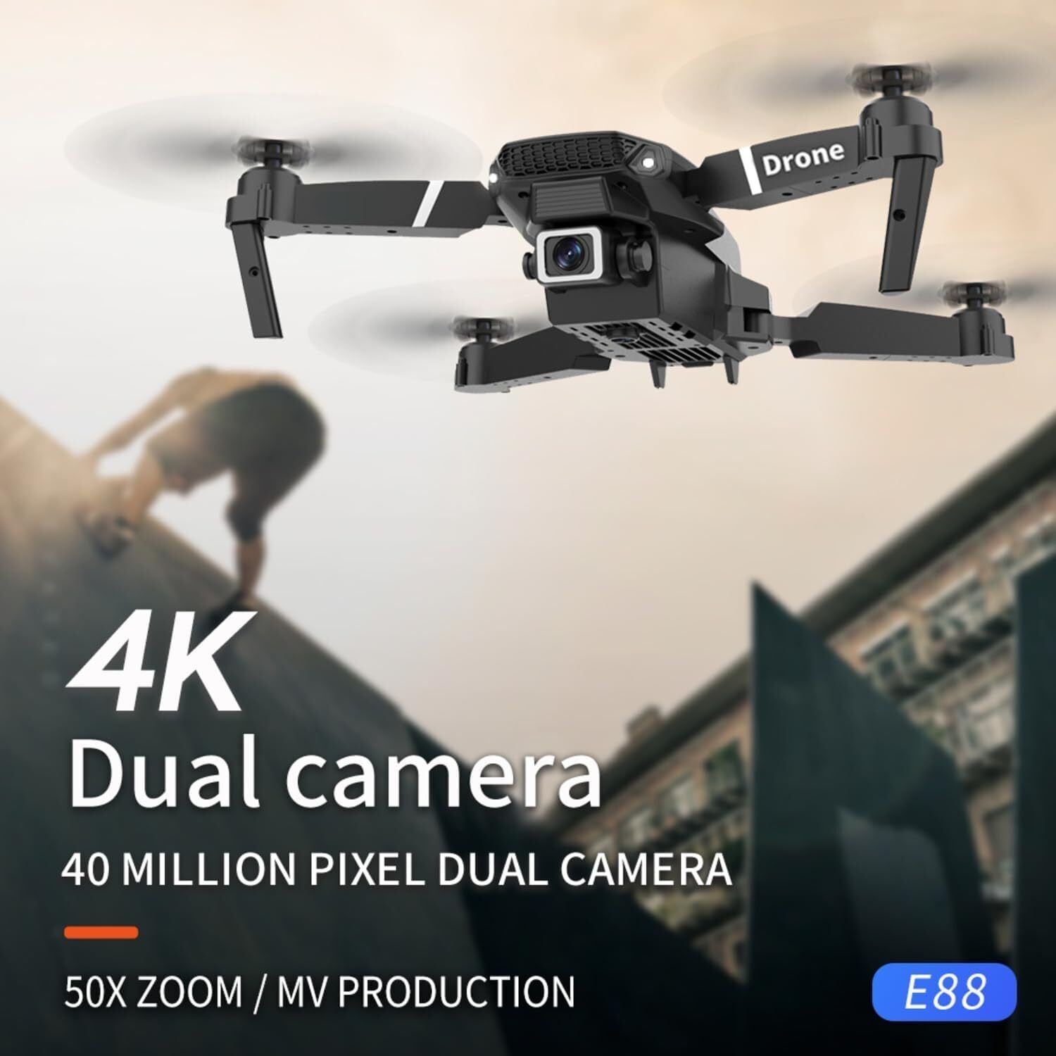 4K GPS Drone with HD Camera Foldable Live Video Drone RC Quadcopter Aircrafts