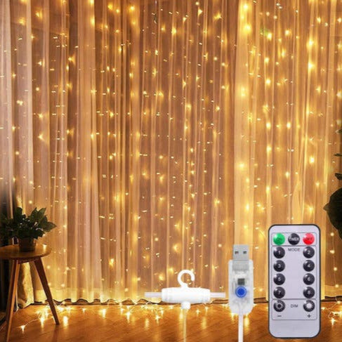 Christmas Decoration Curtain Led String Lights