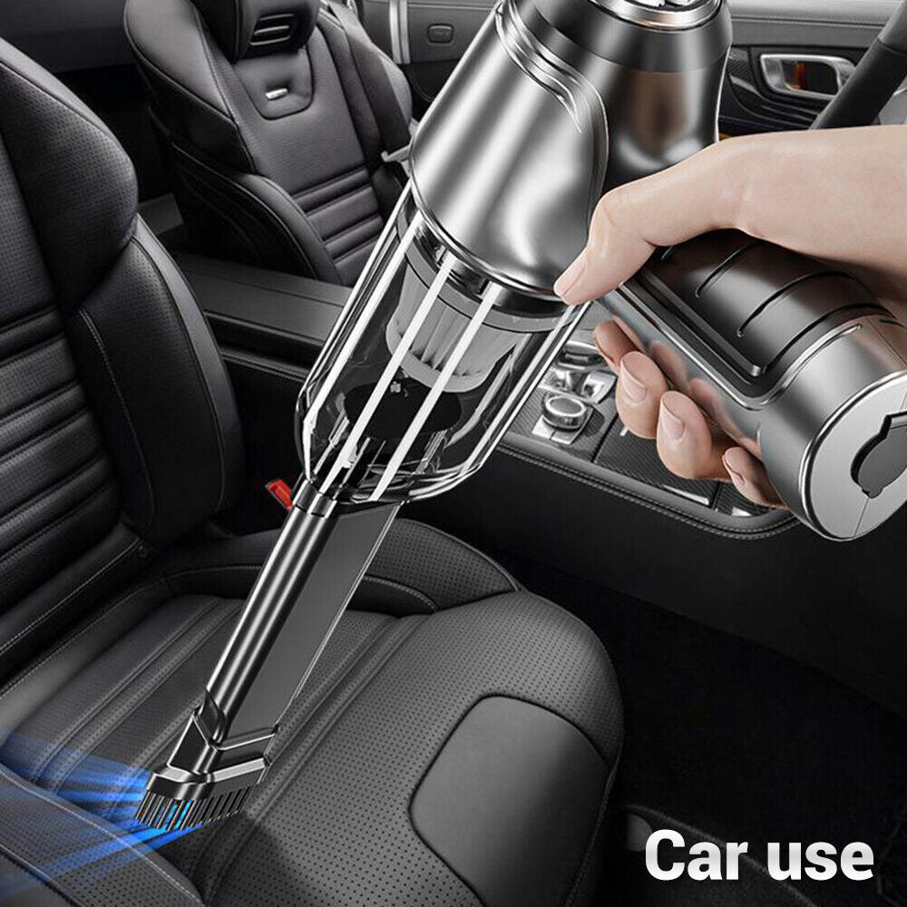 Car Vacuum Cleaner 100000PA Rechargeable Bagless Portable Cordless Handheld