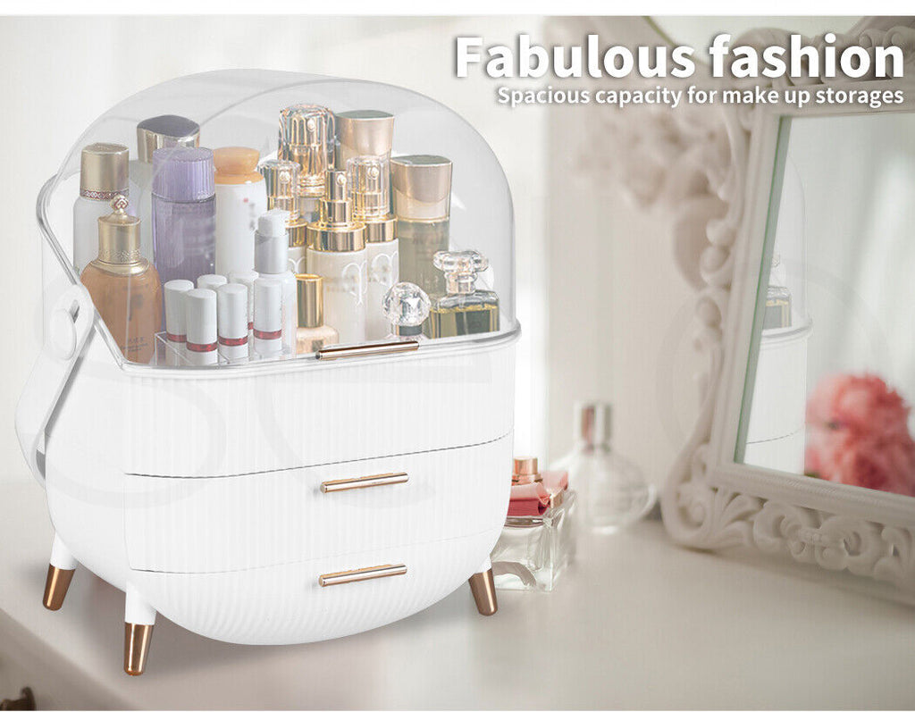 Makeup Case Organiser Cosmetic Carry Storage Box Portable Jewelry Drawer Holder