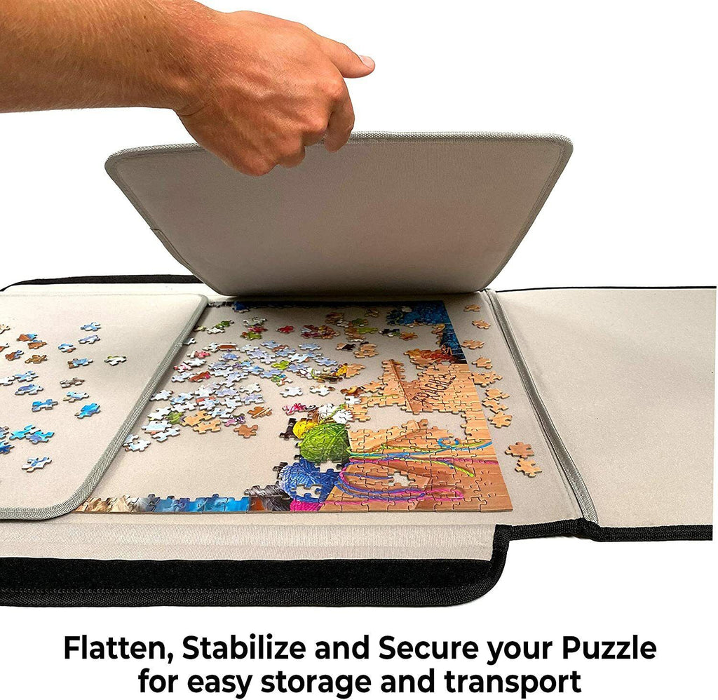 Portable Jigsaw Puzzle Board Mat Holds up to 1000 Pieces Puzzle Surface Holder