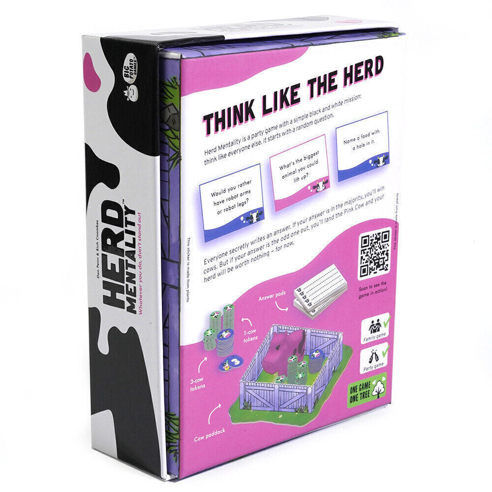 Herd Mentality: the Udderly Addictive Family Board Game 6 Player Age10+ Card Toy