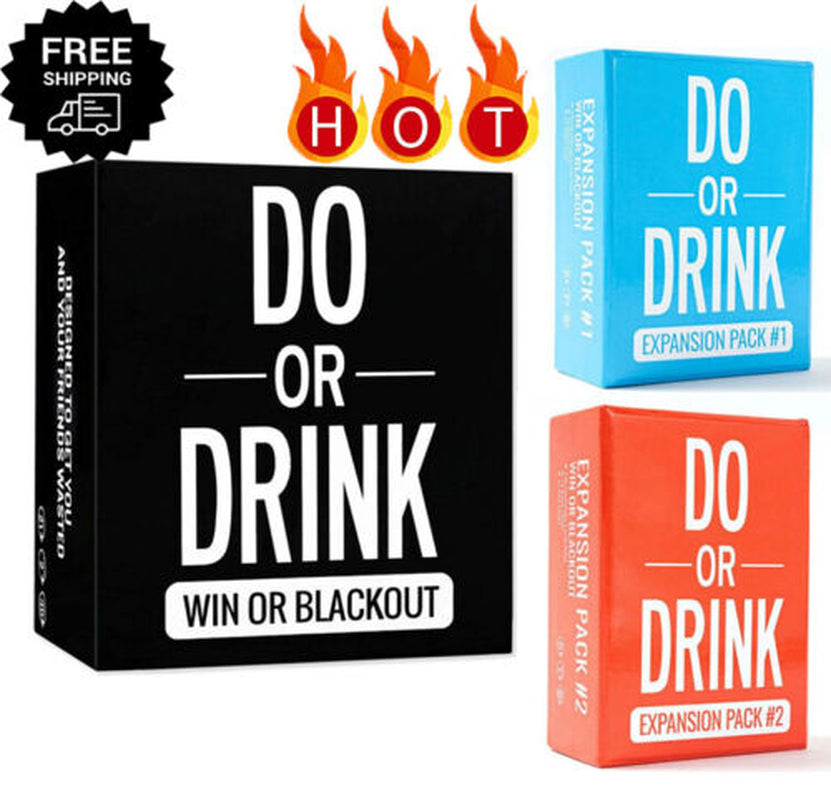 Do or Drink Drinking Card Game for Dirty & Fun Party Dare or Shots Cards Adults