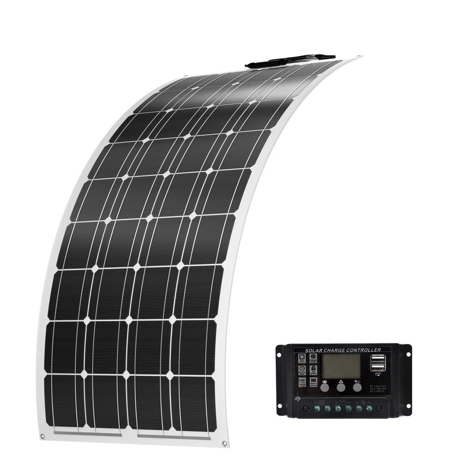 12V 300W Flexible Solar Panel Monocrystalline Caravan Camping Battery Charge