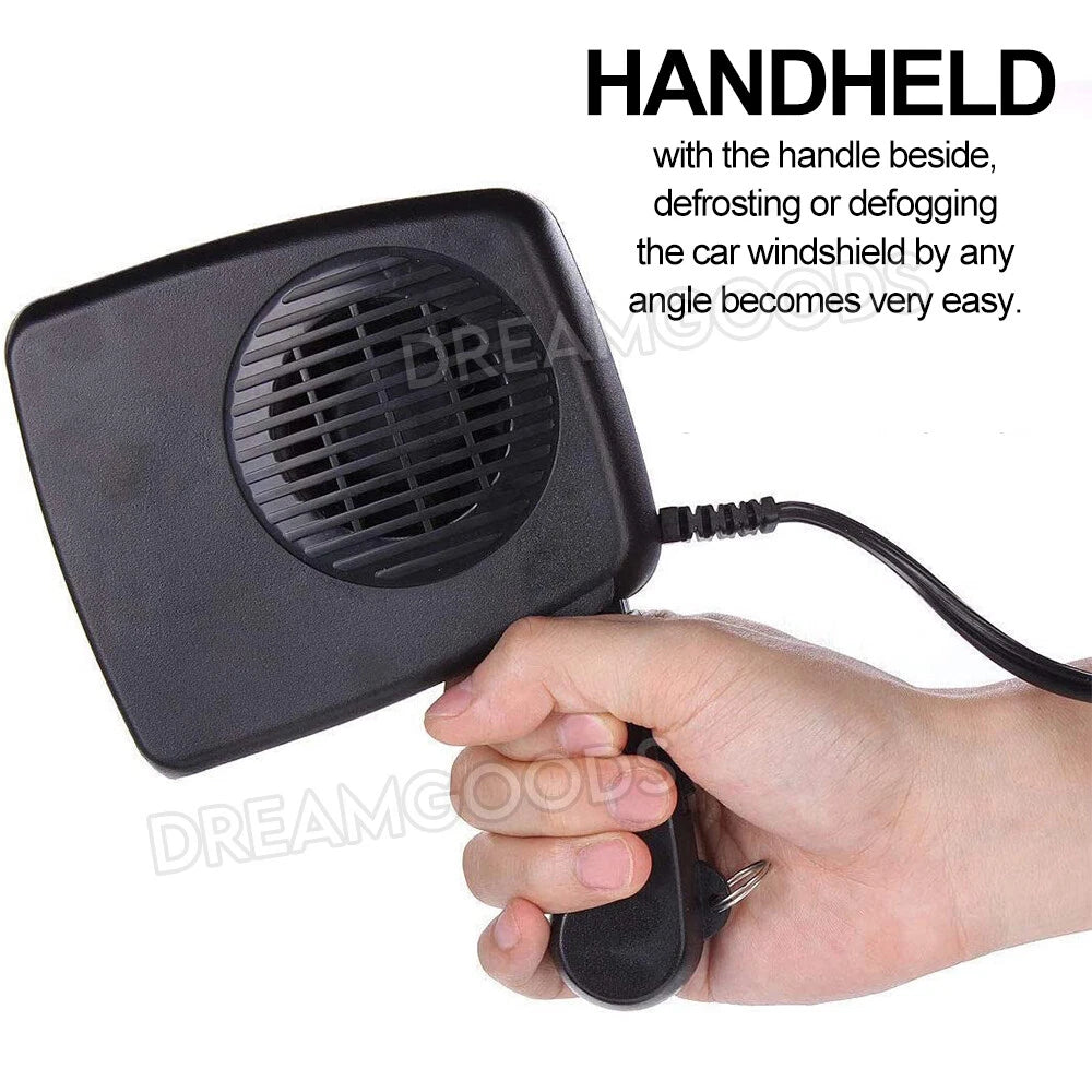12V Portable Car Heater Fan Vehicle Windscreen Ceramic Heater Defroster Demister
