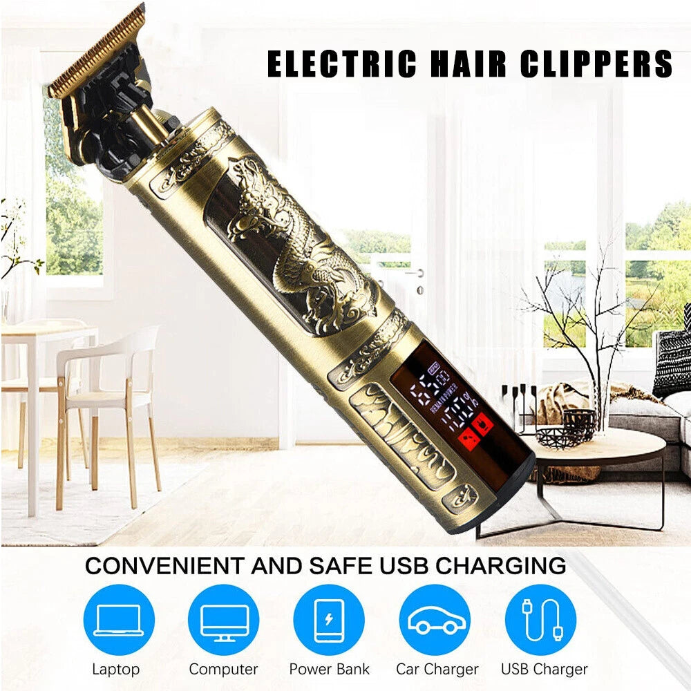Rechargeable Hair Clippers & Beard Trimmer Set
