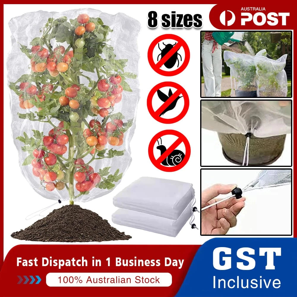 Large Fruit Tree Netting Insect Vegetable Garden Plant Crop Protection Cover Bag
