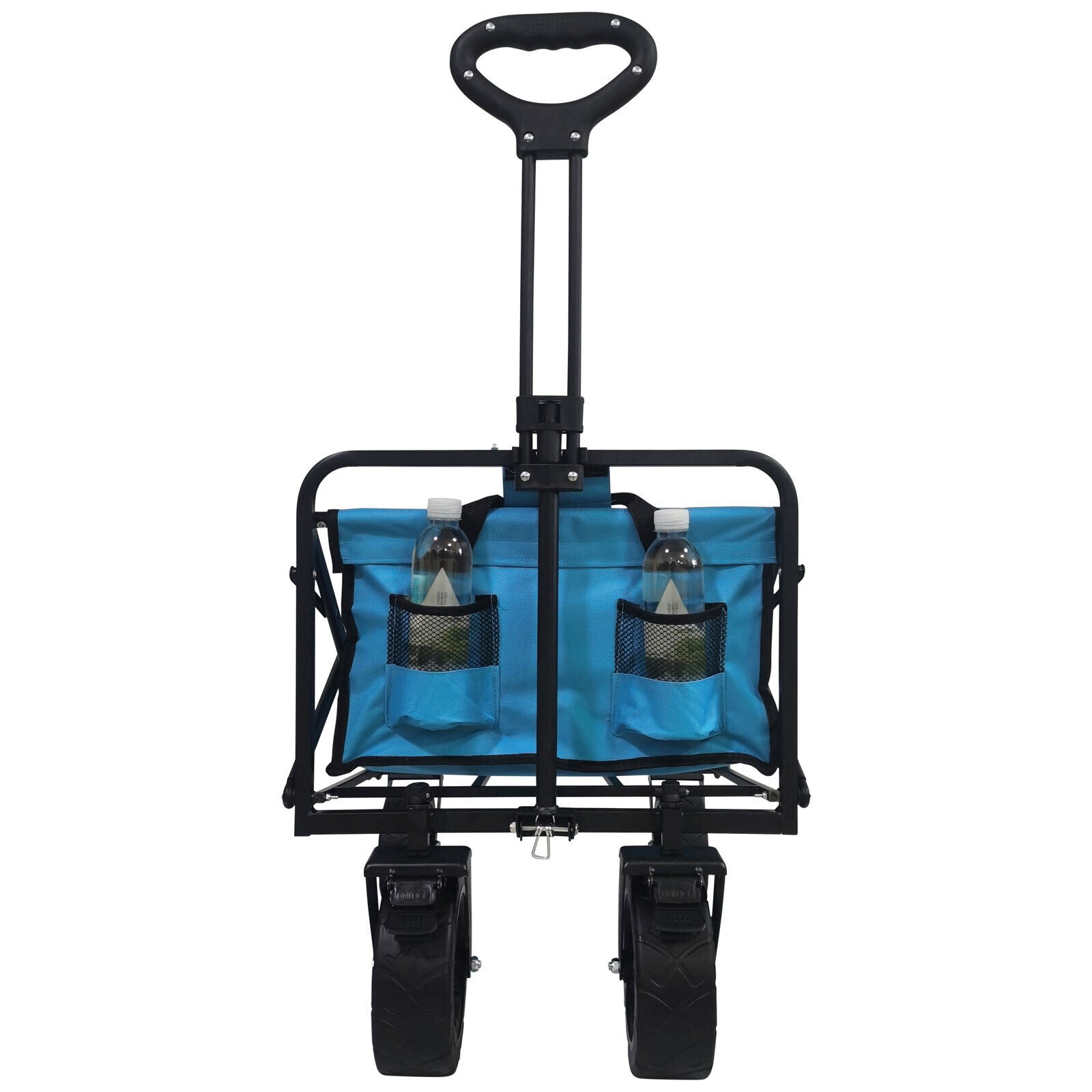 Collapsible Folding Outdoor Beach Trolley Utility Wagon Camp Cart 96 X 59 X 98Cm