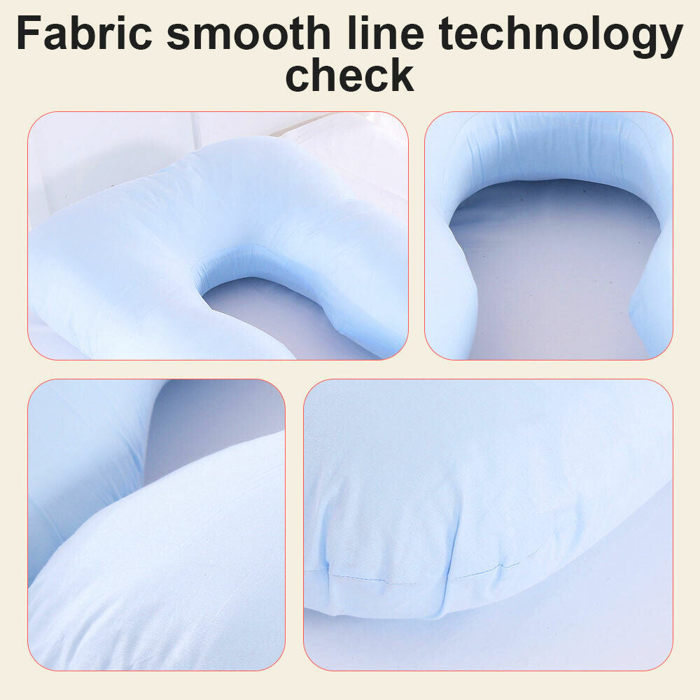 J/U-Shape Maternity Pregnancy Versatile Maternity Pillow Pillow Nursing Sleeping for Body Feeding Support