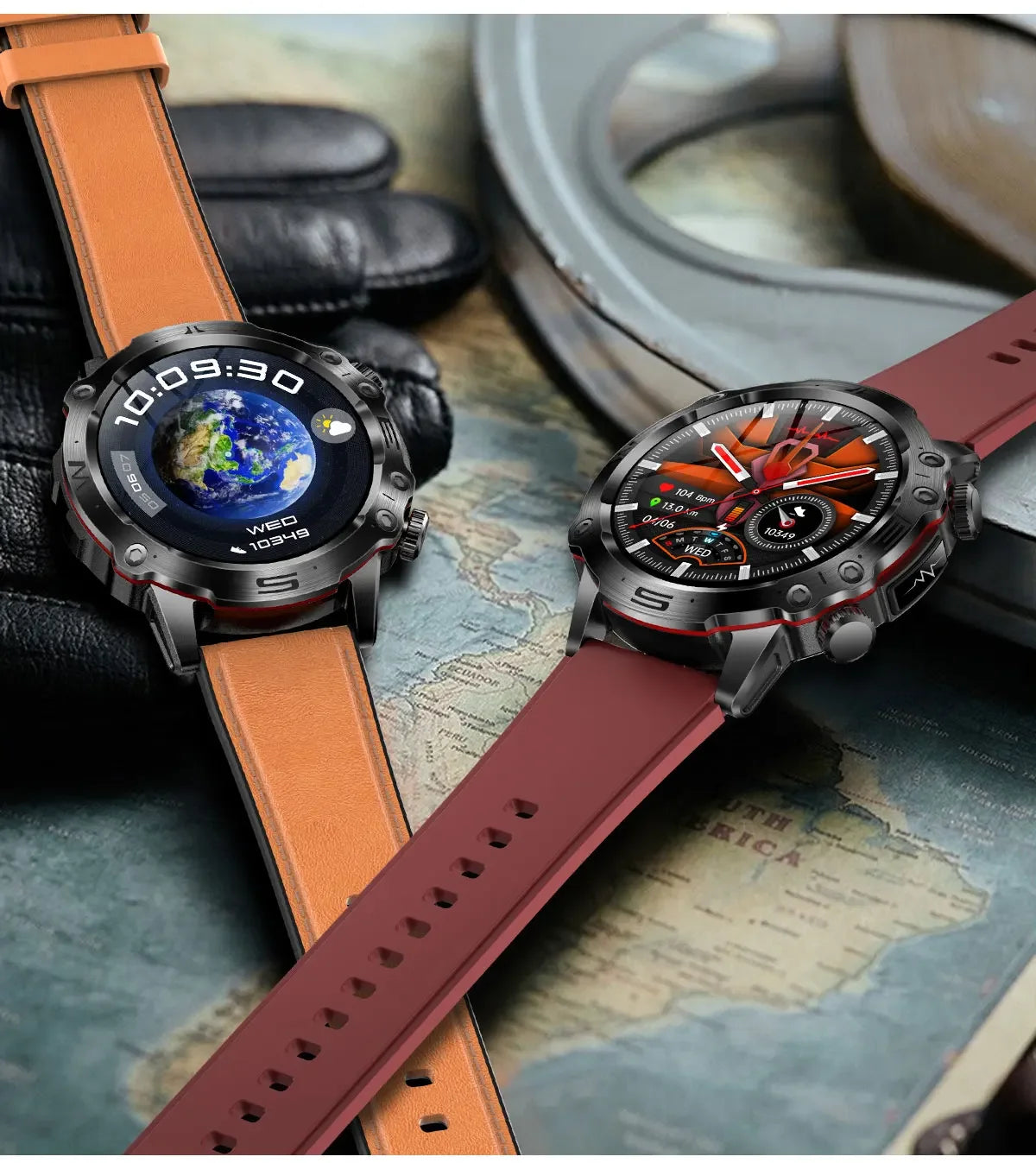 Premium High-End Health Monitoring Bluetooth Smart Watch