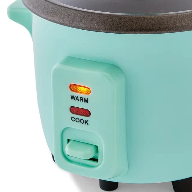 Mini Rice Cooker Small Non-stick Pot 1.5 Cup Non-Stick Cooker Electric Portable