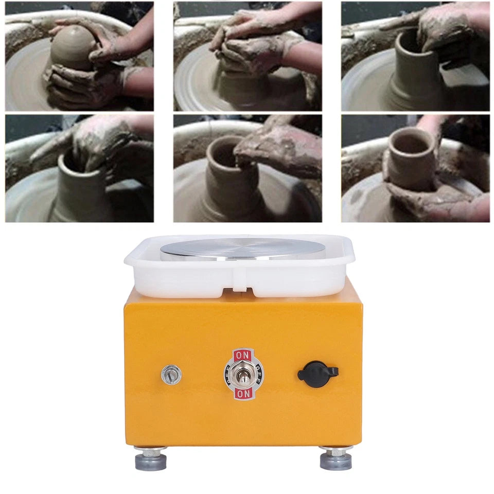 30W / 1200W Electric Pottery Wheel Machine Ceramic Work Ceramics Clay Foot Pedal