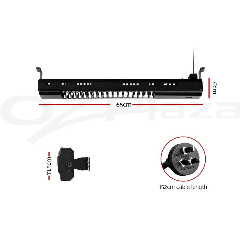 Devanti Electric Strip Heater Infrared Radiant Heaters Reamote Control 2000W