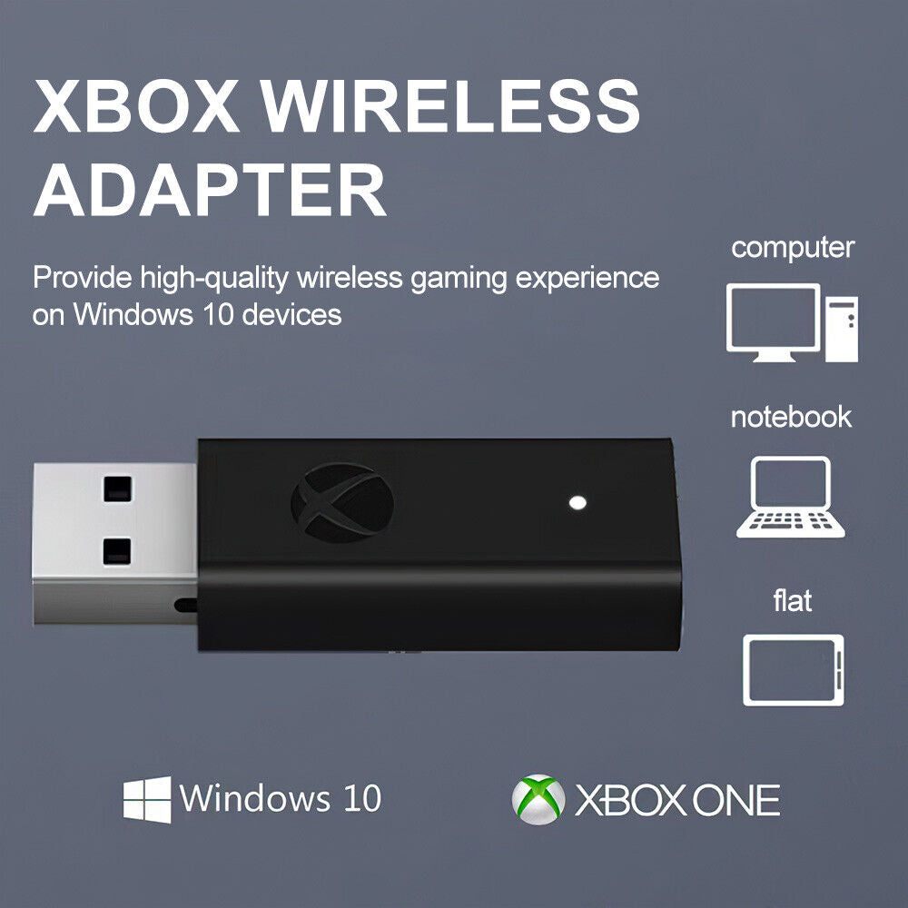 2Nd Generation Wireless Receiver Adapter for XBOX ONE Game Controller WIN 10
