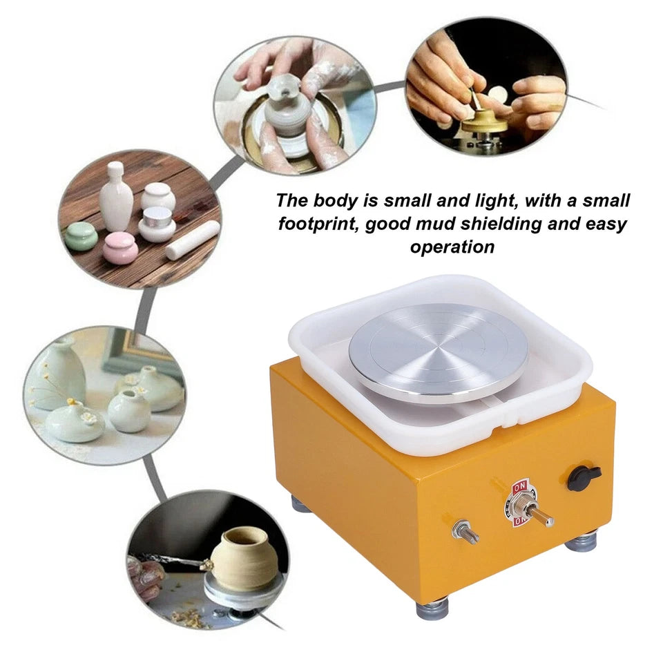 30W / 1200W Electric Pottery Wheel Machine Ceramic Work Ceramics Clay Foot Pedal
