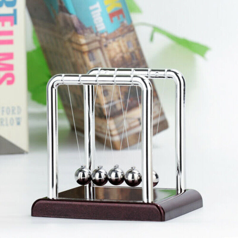 Newton'S Cradle, Desk Ball Stress Toy, Decor Pendulum, Physics Science Ball, AU
