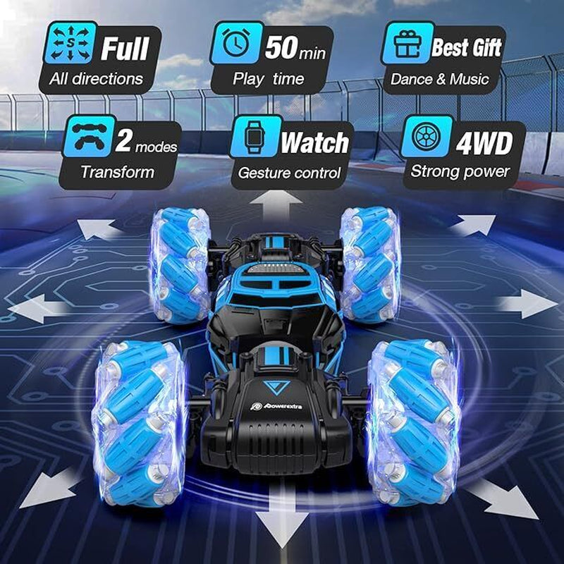 Stunt Car RC Hand Gesture 4WD Sensing off Roader Remote Control Off-Road Gift AU