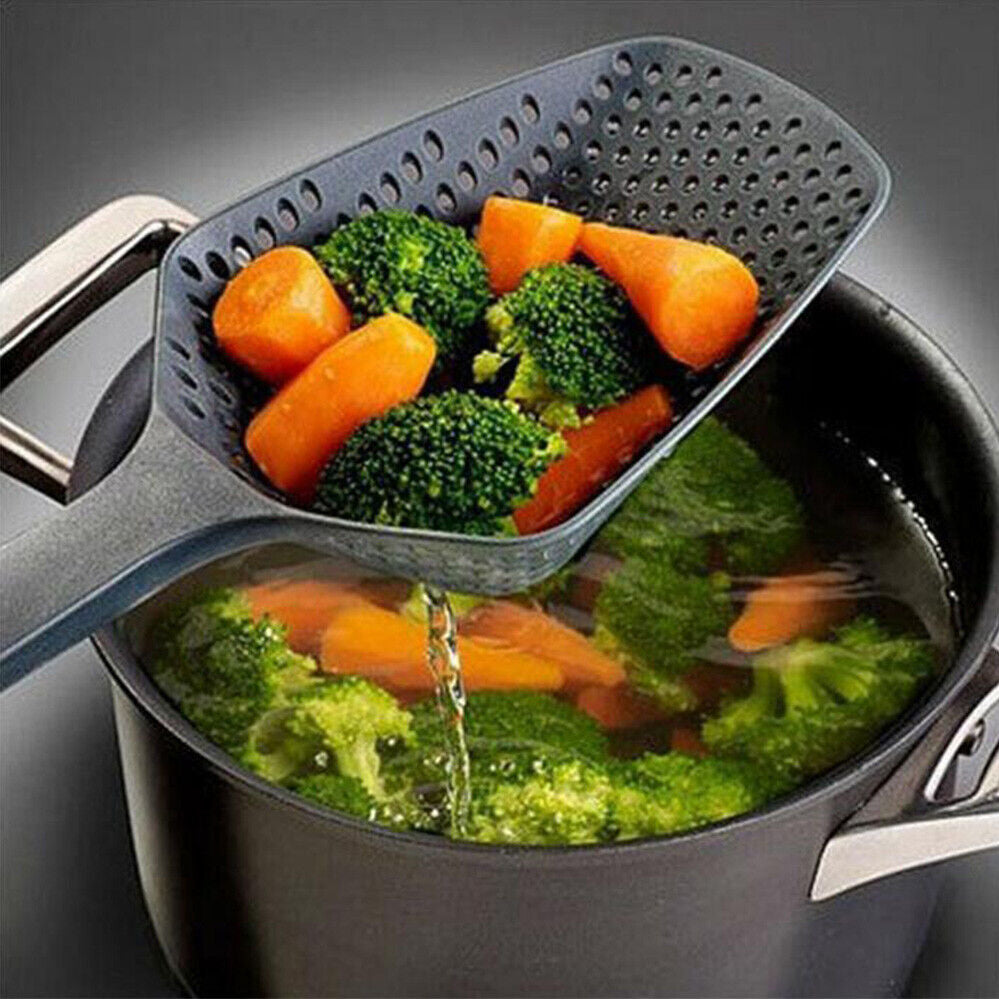 1Pc Scoop Gadgets Vegies Kitchen Large Spoon Drain Home Strainer Accessories