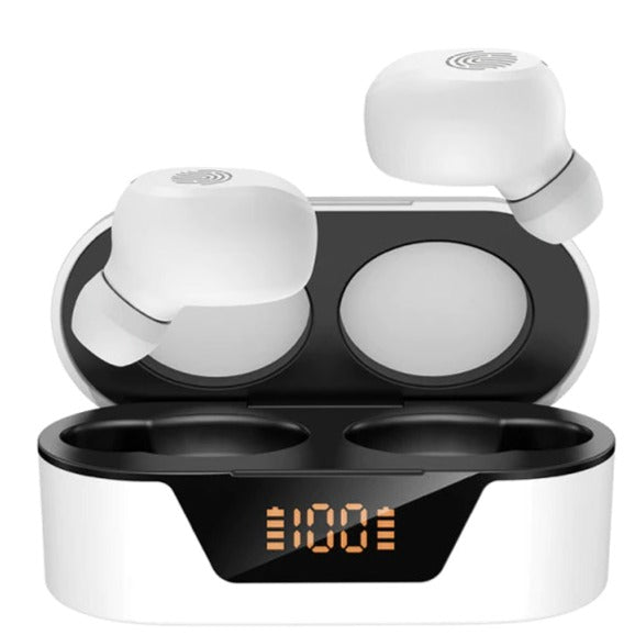 SonicStride-T31 LED Stereo Touch Control Bluetooth Wireless Waterproof Earphones Earbuds Headphones With Charging Case 9D & Surround Sound