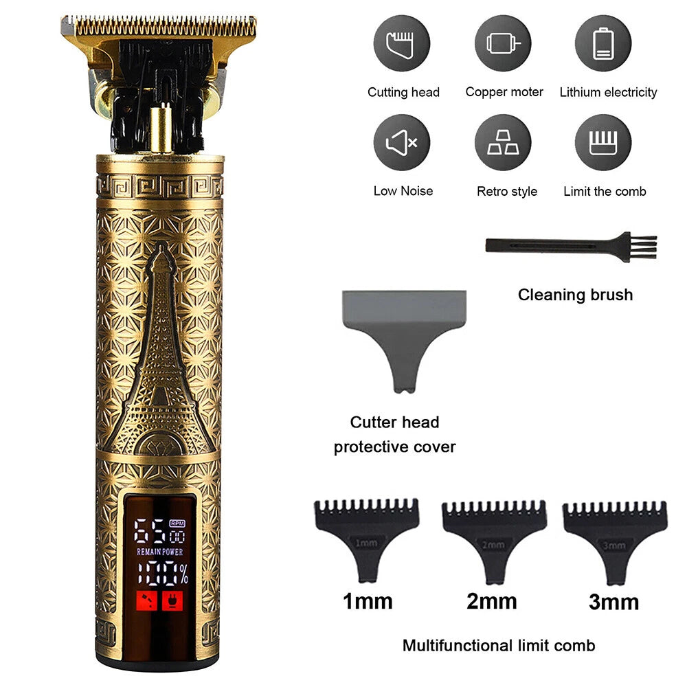 Rechargeable Hair Clippers & Beard Trimmer Set