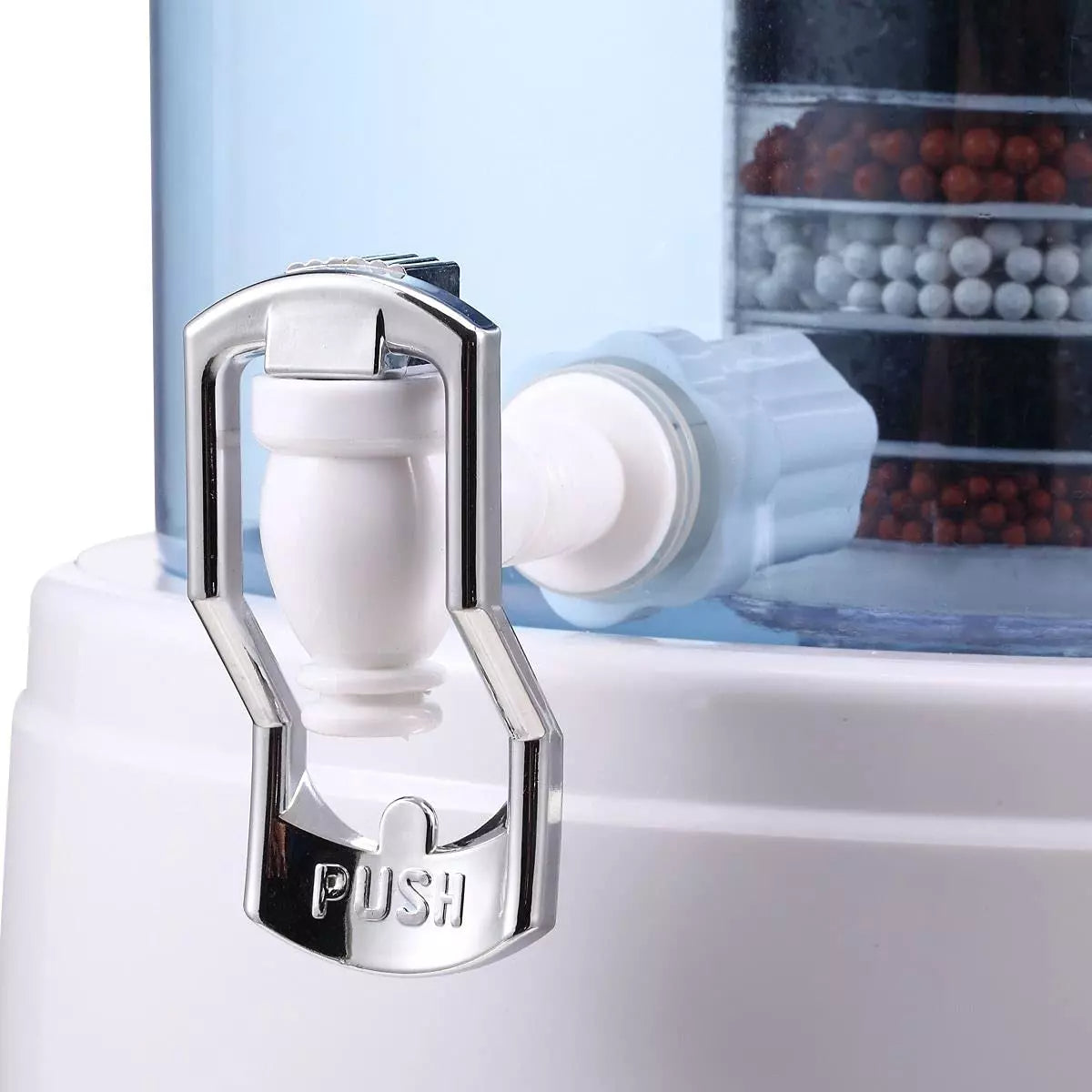 16L Benchtop 8 Stage Water Filter Ceramic Miner Carbon Stone Dispenser Purifier