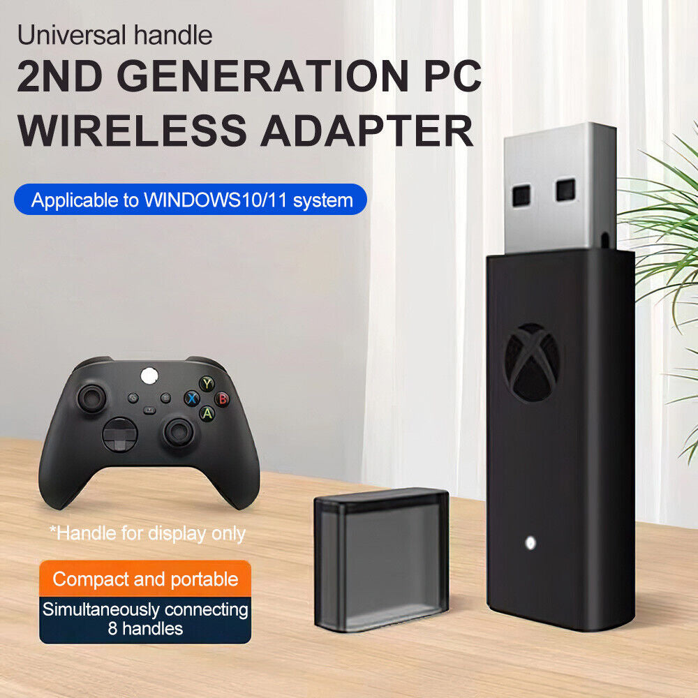 2Nd Generation Wireless Receiver Adapter for XBOX ONE Game Controller WIN 10
