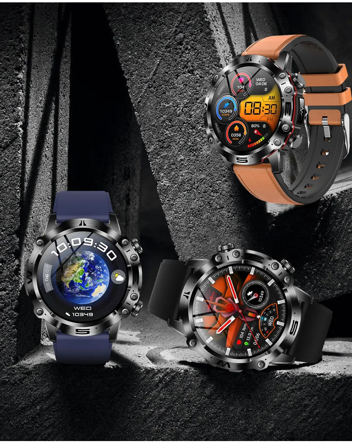 Premium High-End Health Monitoring Bluetooth Smart Watch