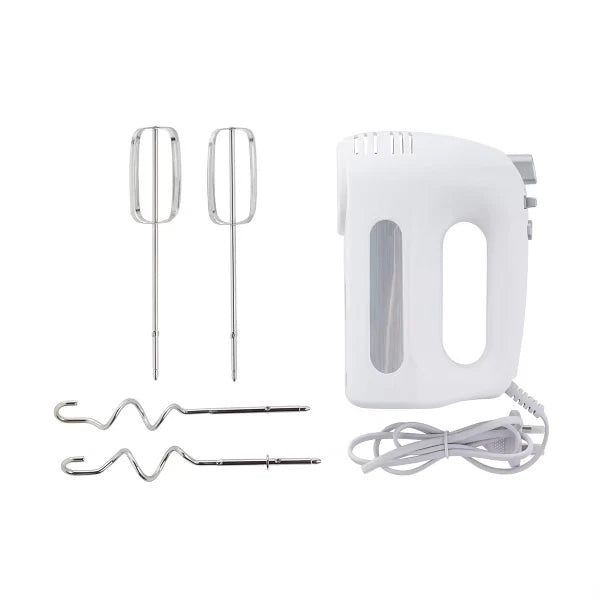 6 Speed Hand Mixer Turbo Power Egg Beater Dough Hook Whip Handheld Mixer