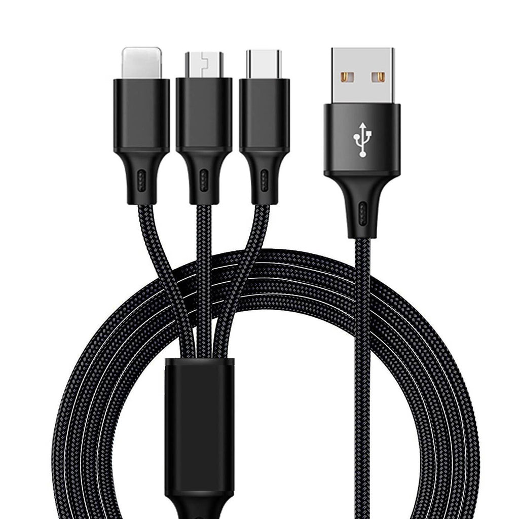 3 in 1 Multi USB Charger Charging Cable for Iphone USB TYPE C Android Micro