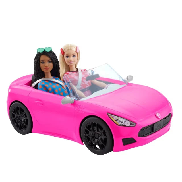 Barbie Vehicle Car Glam Convertible Car Sparkly Play Fun Toy Gift Pink NEW AUS