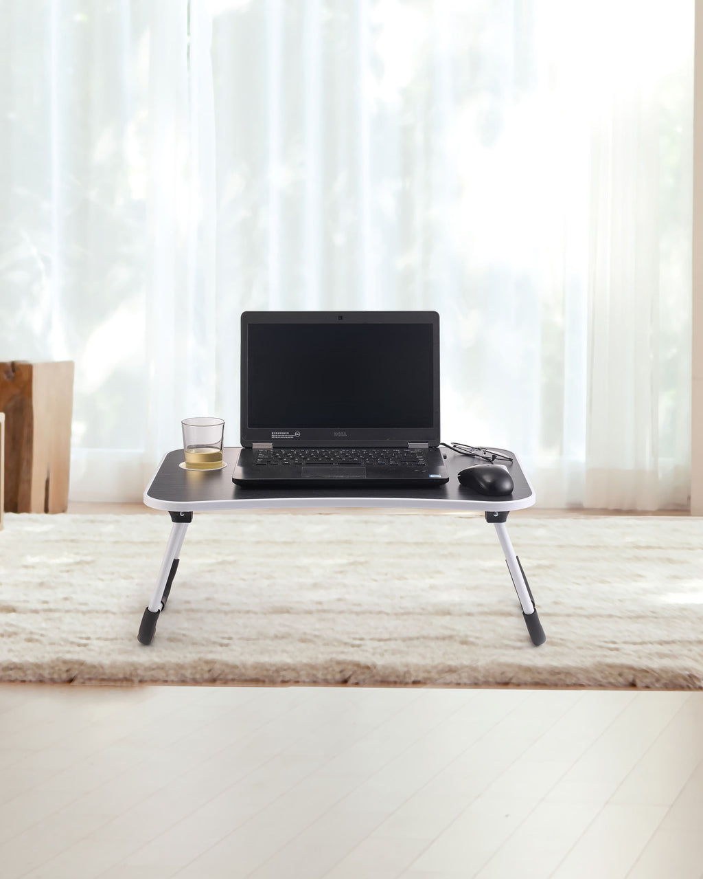 CARLA HOME Laptop Bed Desk with Storage and foldable legs for Adults, Kids & Home Office-1978962240417697801