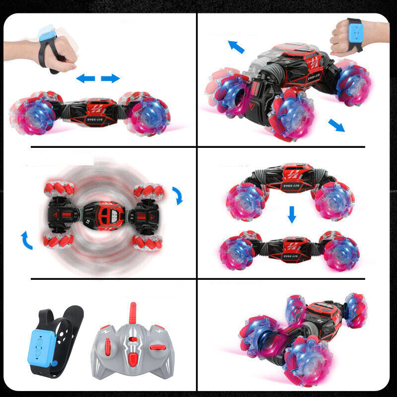 Stunt Car RC Hand Gesture 4WD Sensing off Roader Remote Control Off-Road Gift AU