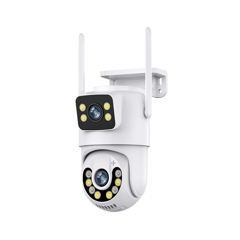 Dual Lens Wifi IP Camera Wireless Outdoor CCTV PTZ Home Security IR Cam