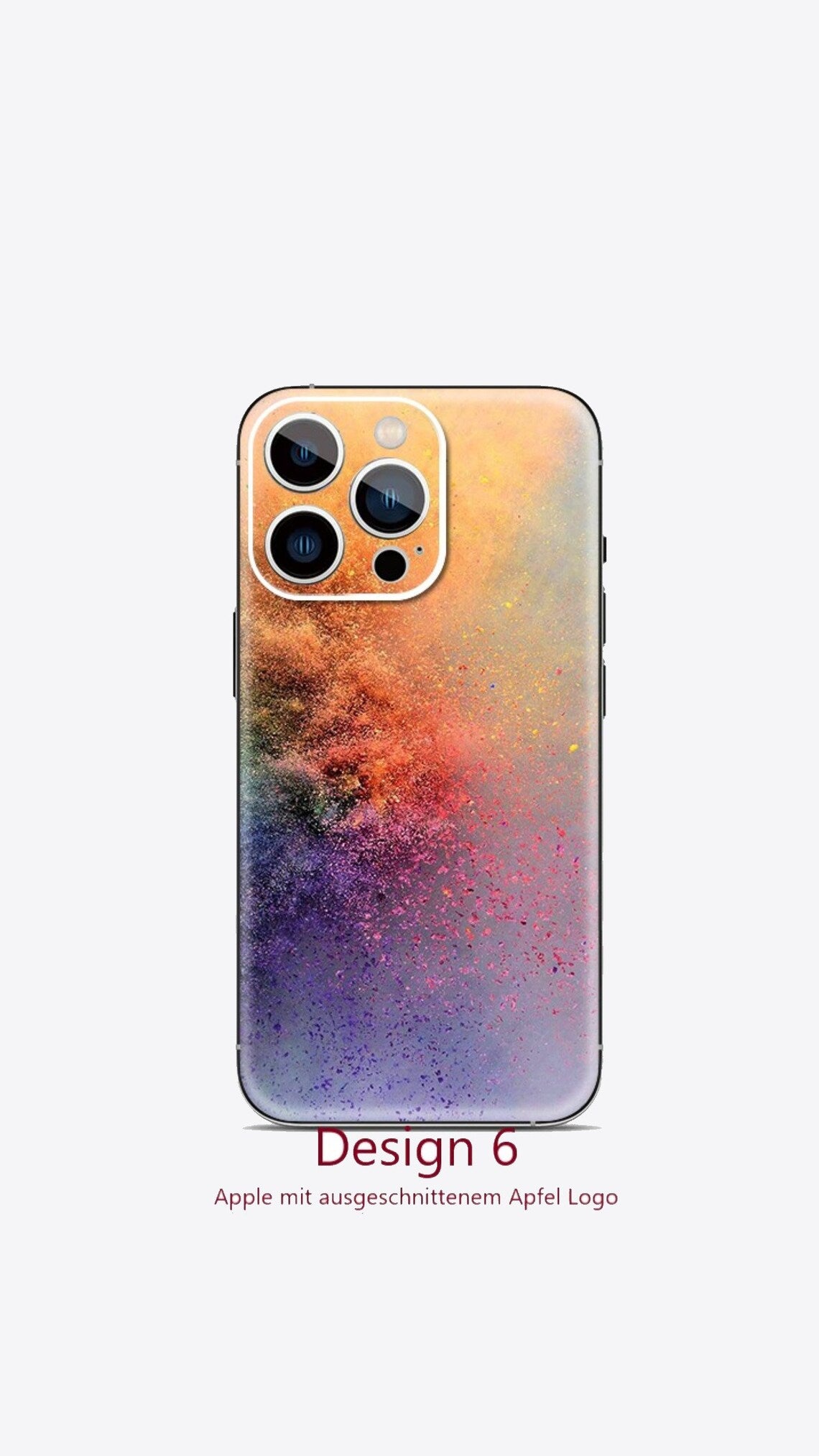 Wrap Skin Foil Sticker Backside Smartphone Mobile Phone - All Mobile Phone Models Available