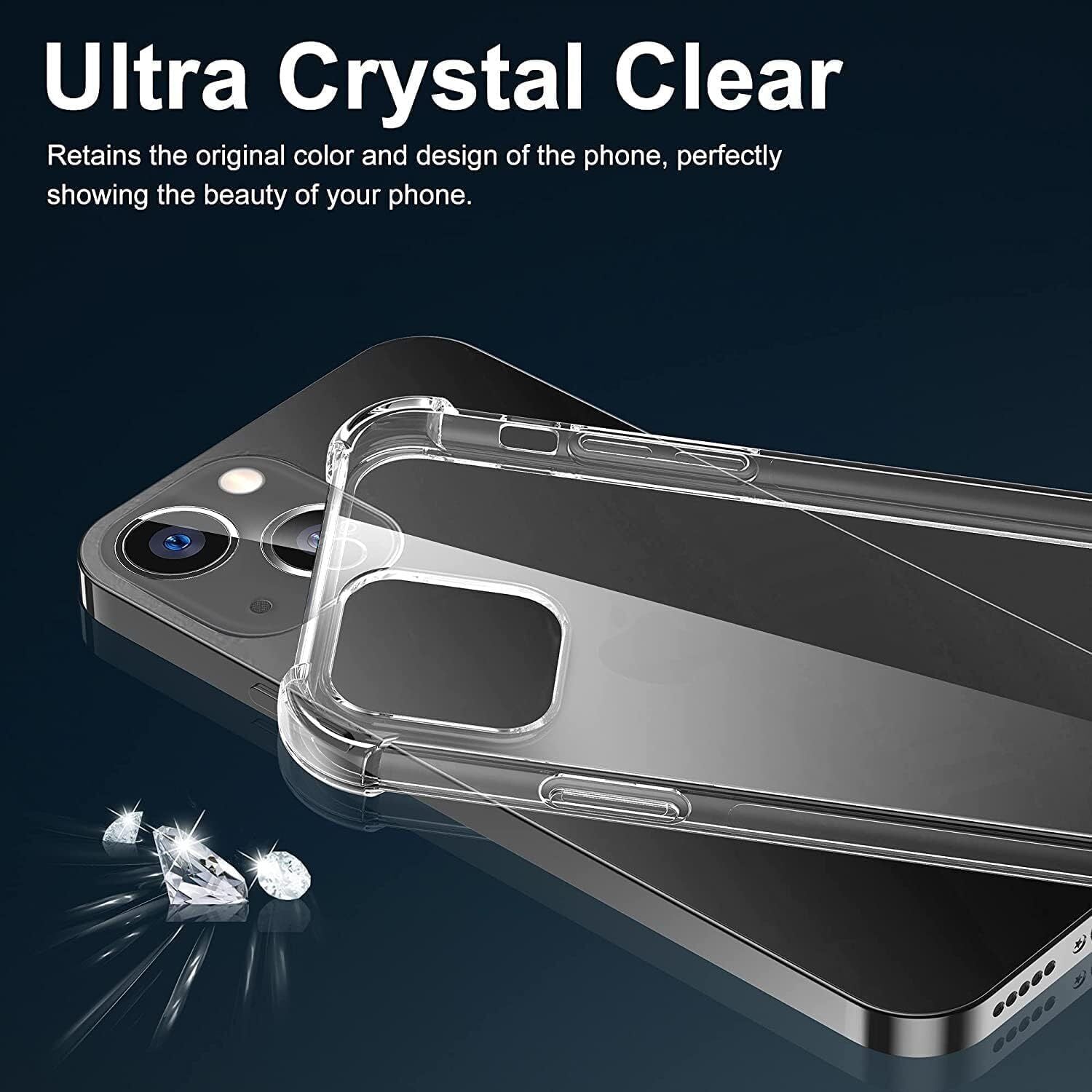 Clear Shockproof Bumper Back Case Cover For iPhone 15 14 13 12 11 Pro XS MAX XR