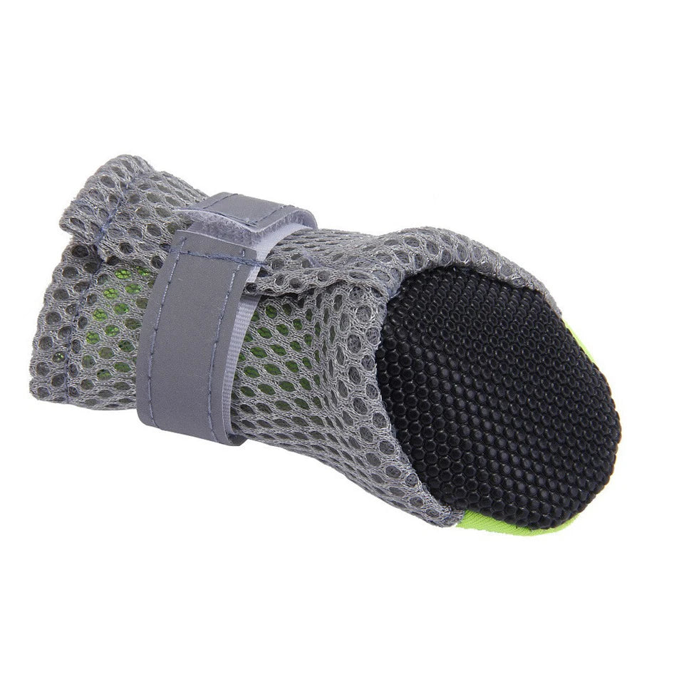 4Pcs Anti Slip Waterproof Protective Dog Shoes Rain Boots Pet Socks Booties New