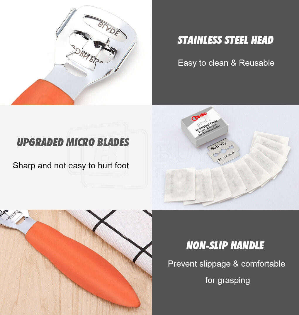 Foot File Scraper Grater Pedicure Rasp Callus Remover Tool Skin Shaver Cutter