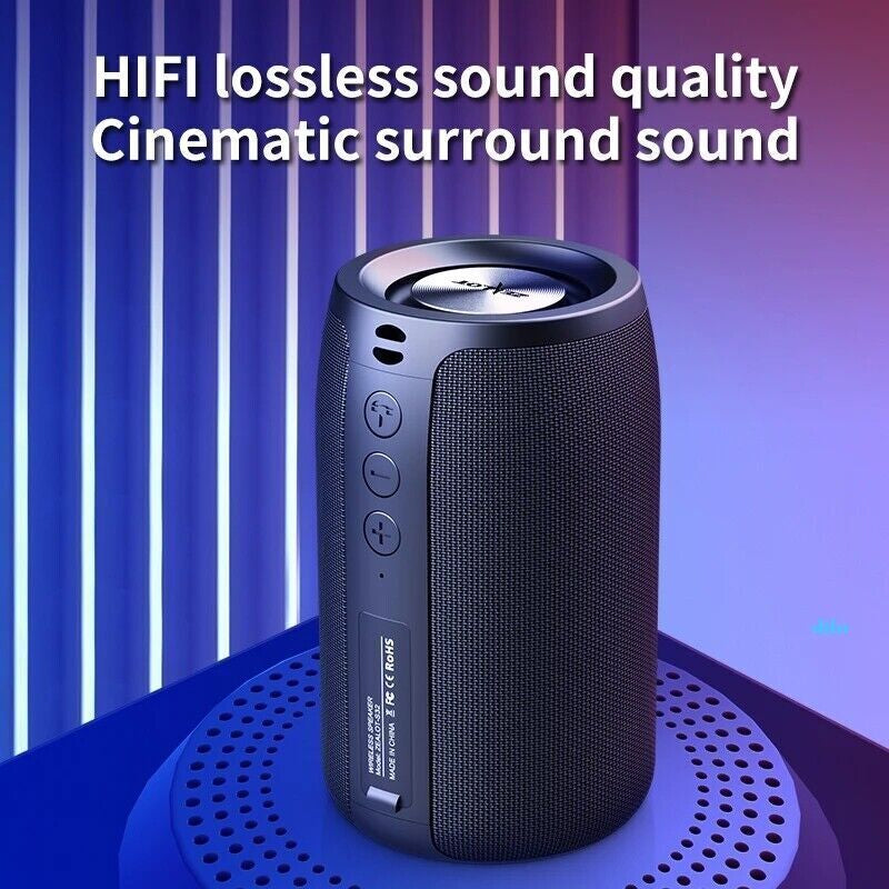 Waterproof Wireless Bluetooth Speakers Handsfree Mic Micro SD/USB/AUX Speaker