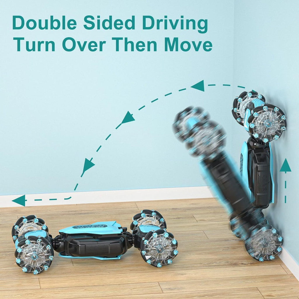 Kids 360° Stunt Car Hand Gesture Sensing RC 4WD Remote Control off Road Toy Gift