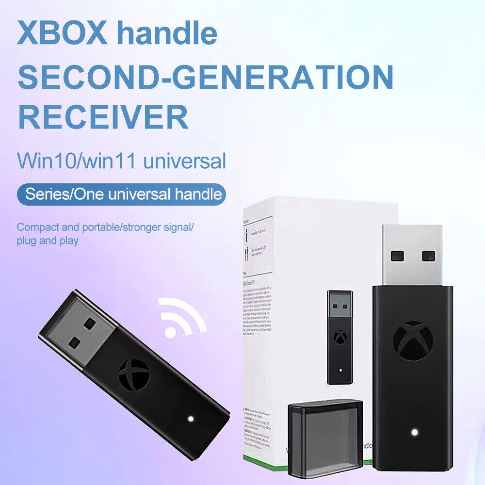2Nd Generation Wireless Receiver Adapter for XBOX ONE Game Controller WIN 10