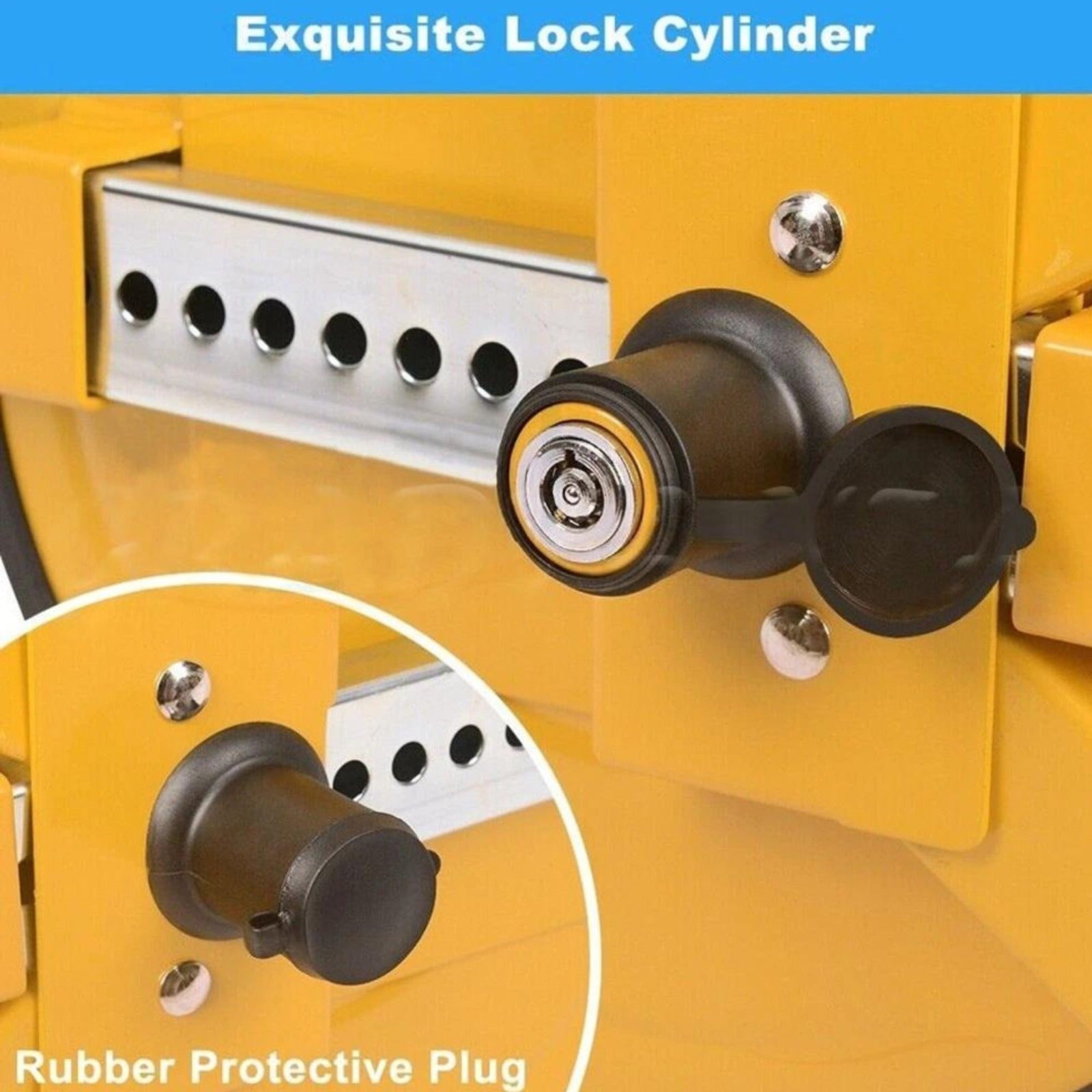 13''-15'' Wheel Defender Lock Heavy Duty Clamp Car Caravan Trailer Security Keys