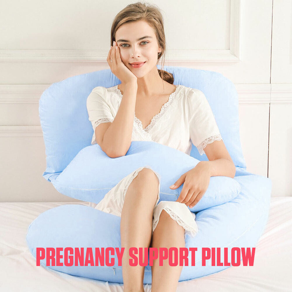 J/U-Shape Maternity Pregnancy Versatile Maternity Pillow Pillow Nursing Sleeping for Body Feeding Support