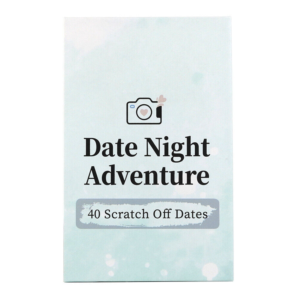Date Night Adventure 40 Ideas Card Games for Couples Scratch off Card Board Game